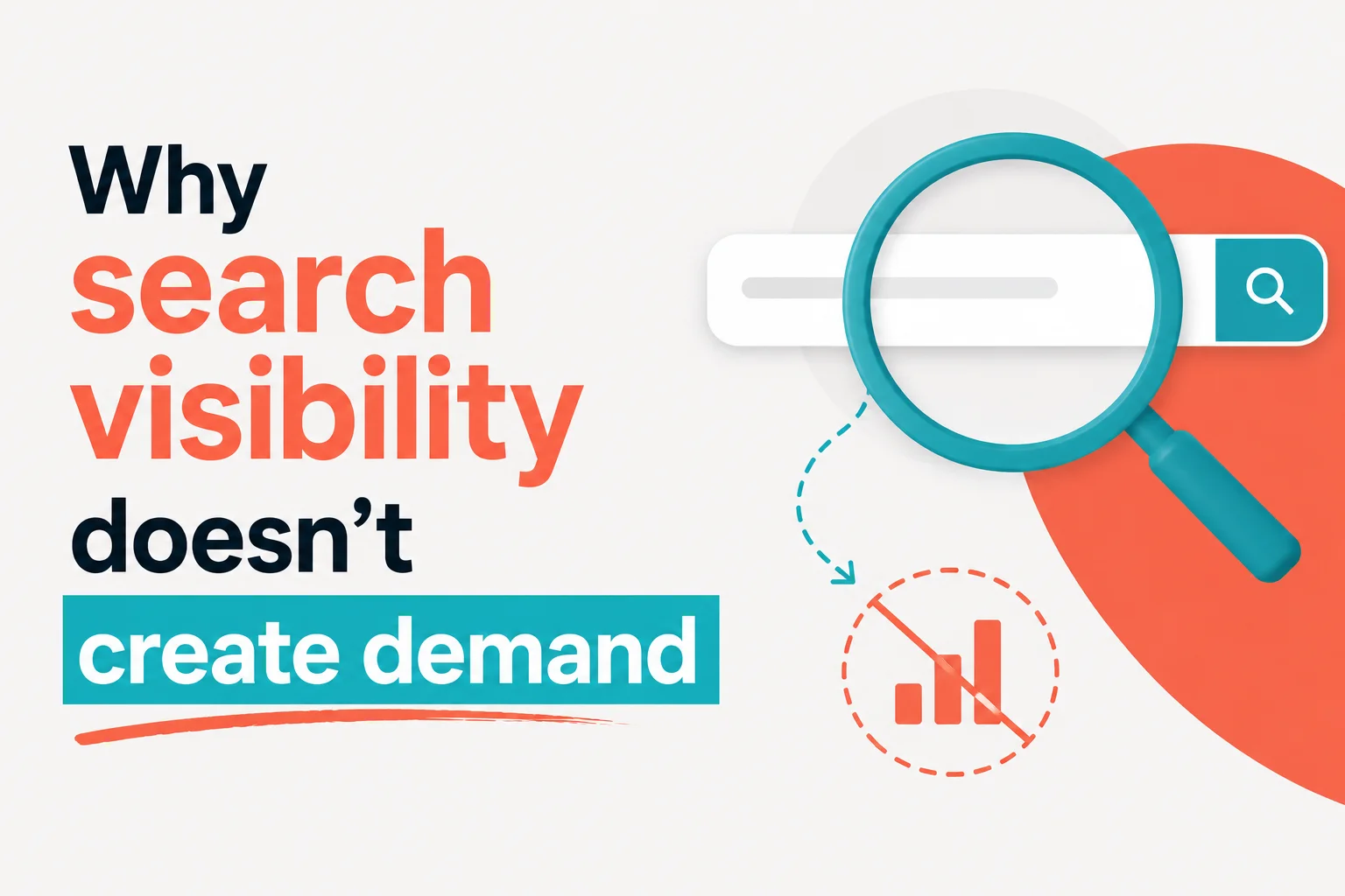 Why search visibility doesn't create demand